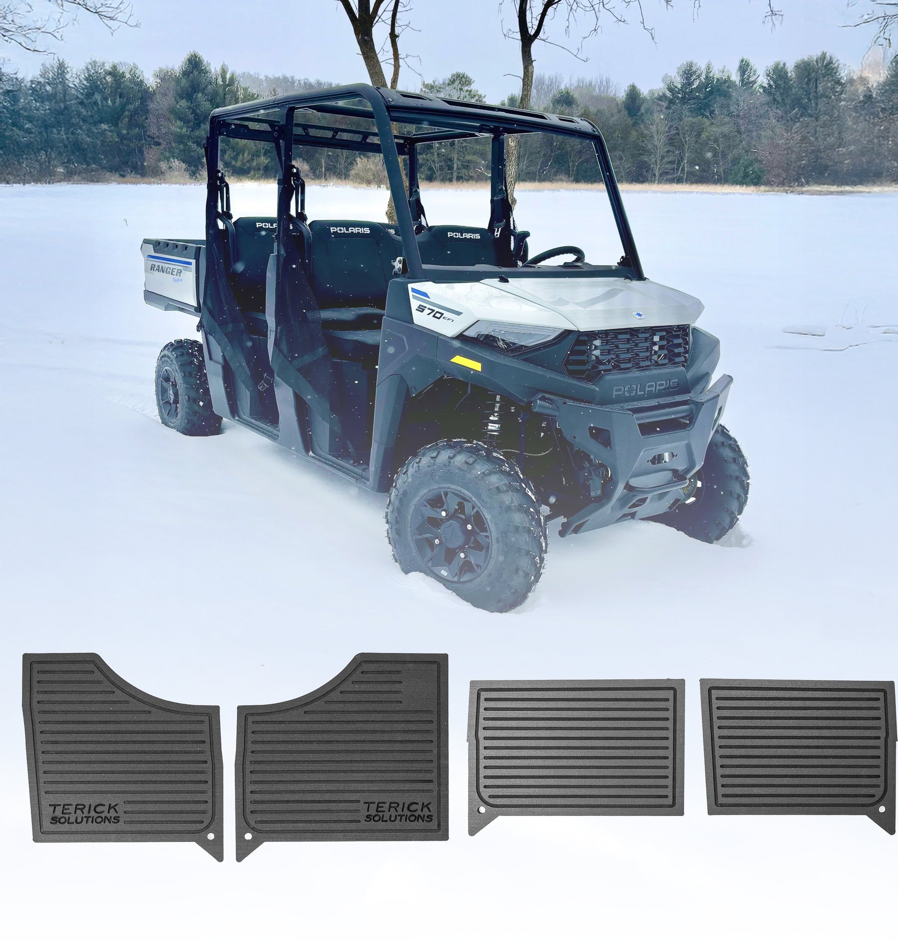 Polaris Ranger 570 Rubber Floor Mats