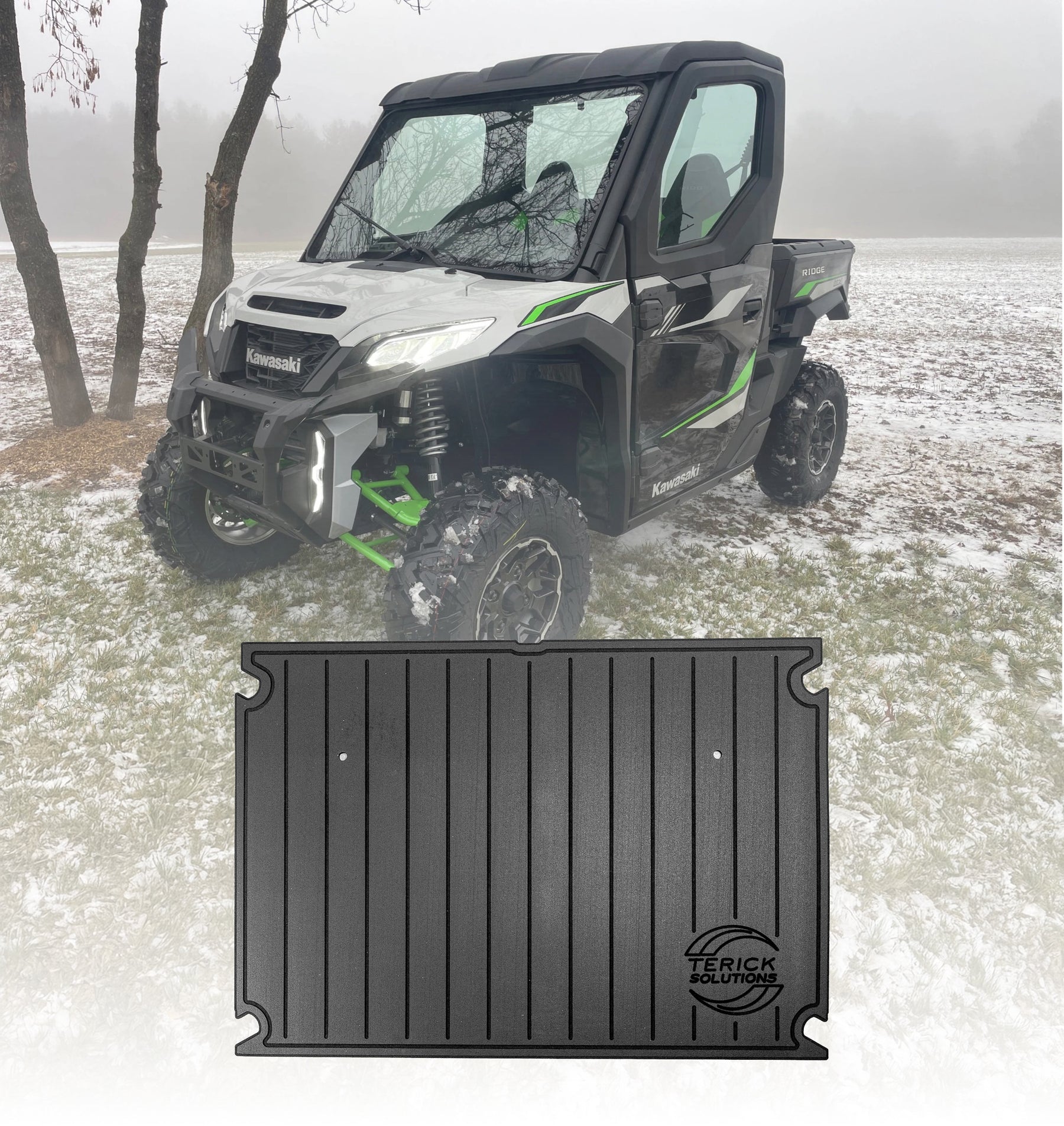 Kawasaki Ridge Crew Rubber Floor Mats