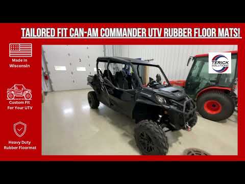 Can-Am Commander / Maverick Gen 2 Rubber Floor Mats
