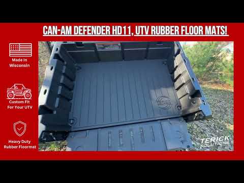 Can-Am Defender HD11 Rubber Floor Mats
