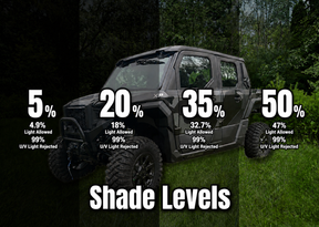 Polaris Xpedition XP & ADV 2-Door & 4-Door Pre-Cut Ceramic Window Tint | Front Windshield