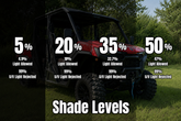 CF Moto U-10 pro XL ceramic window tint (Front Windshield)