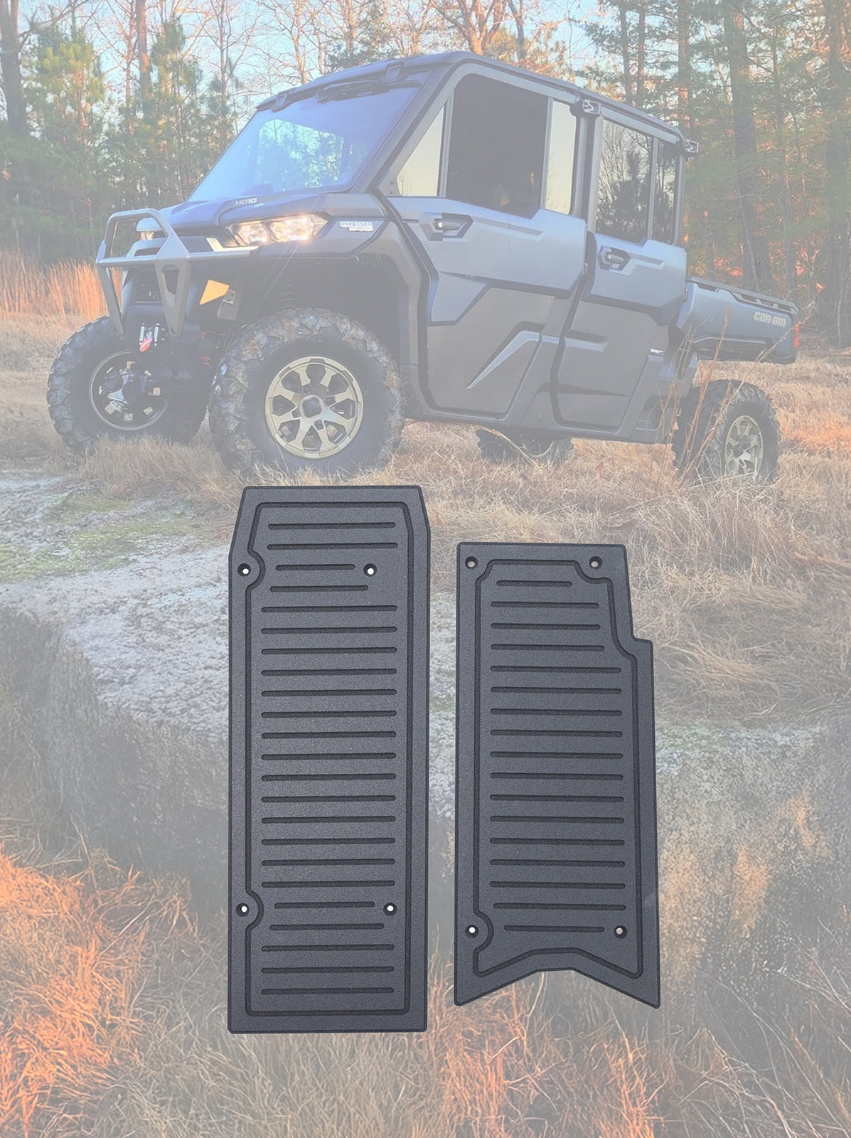 Can-Am Defender HD11 Rubber Floor Mats