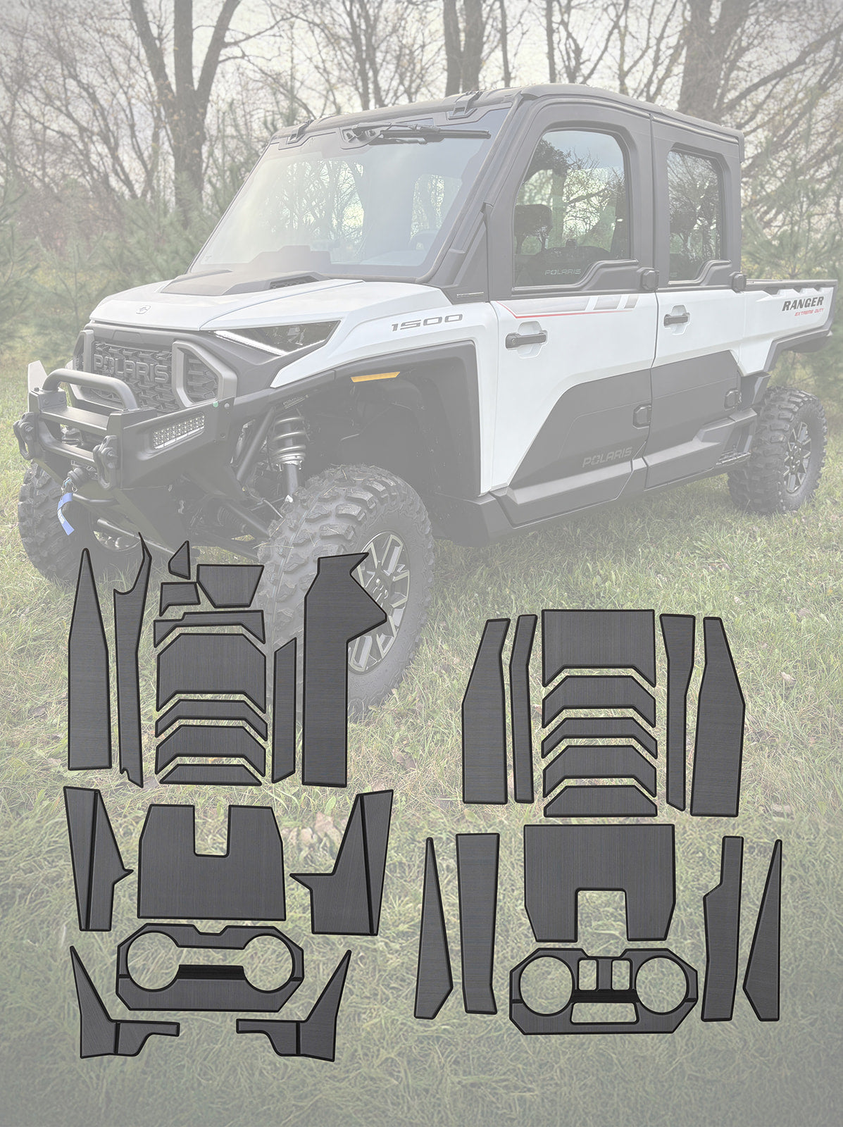 EVA Foam Door Panel / Tunnel Kits Polaris Ranger XD1500