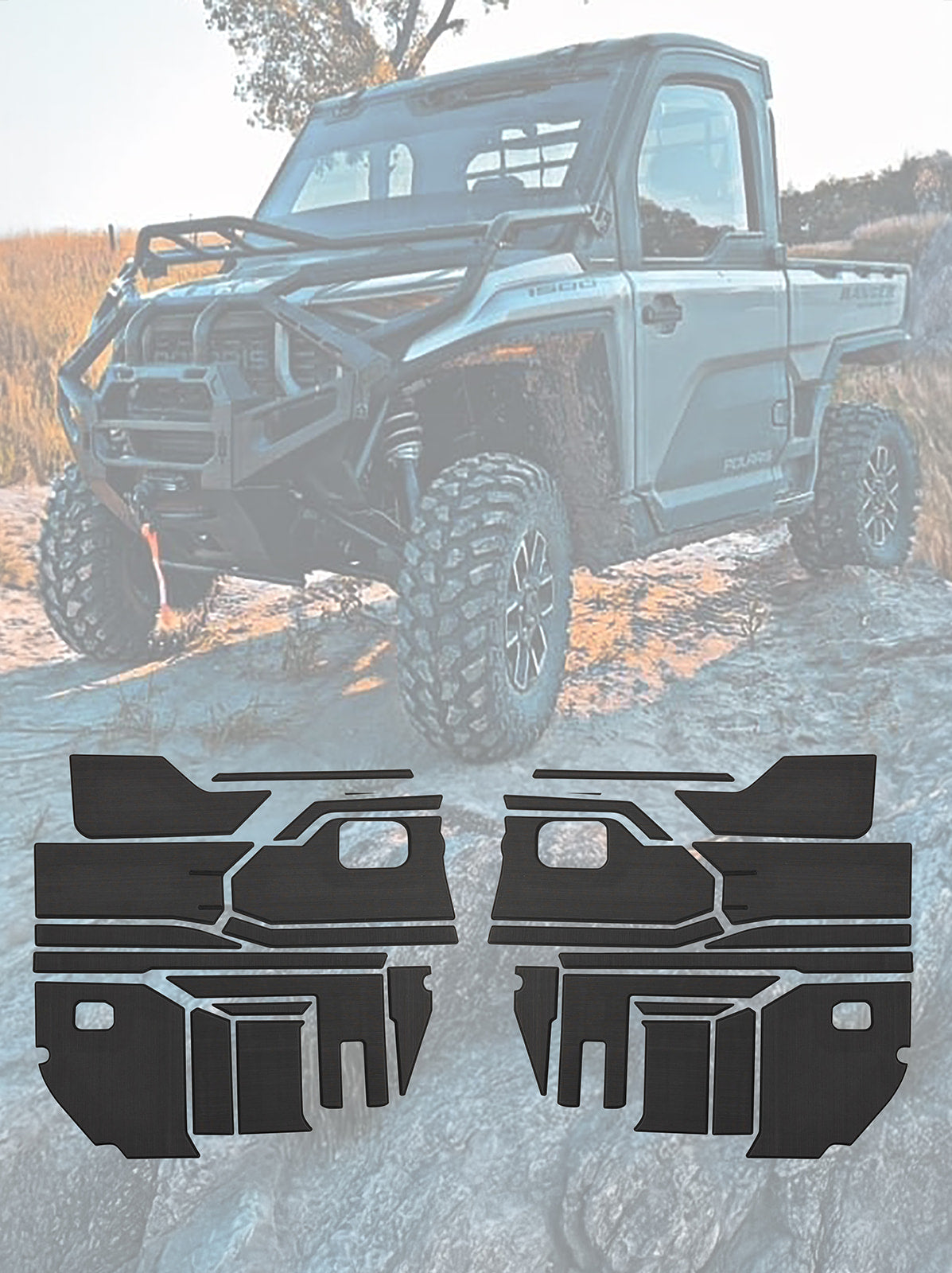 EVA Foam Door Panel / Tunnel Kits Polaris Ranger XD1500