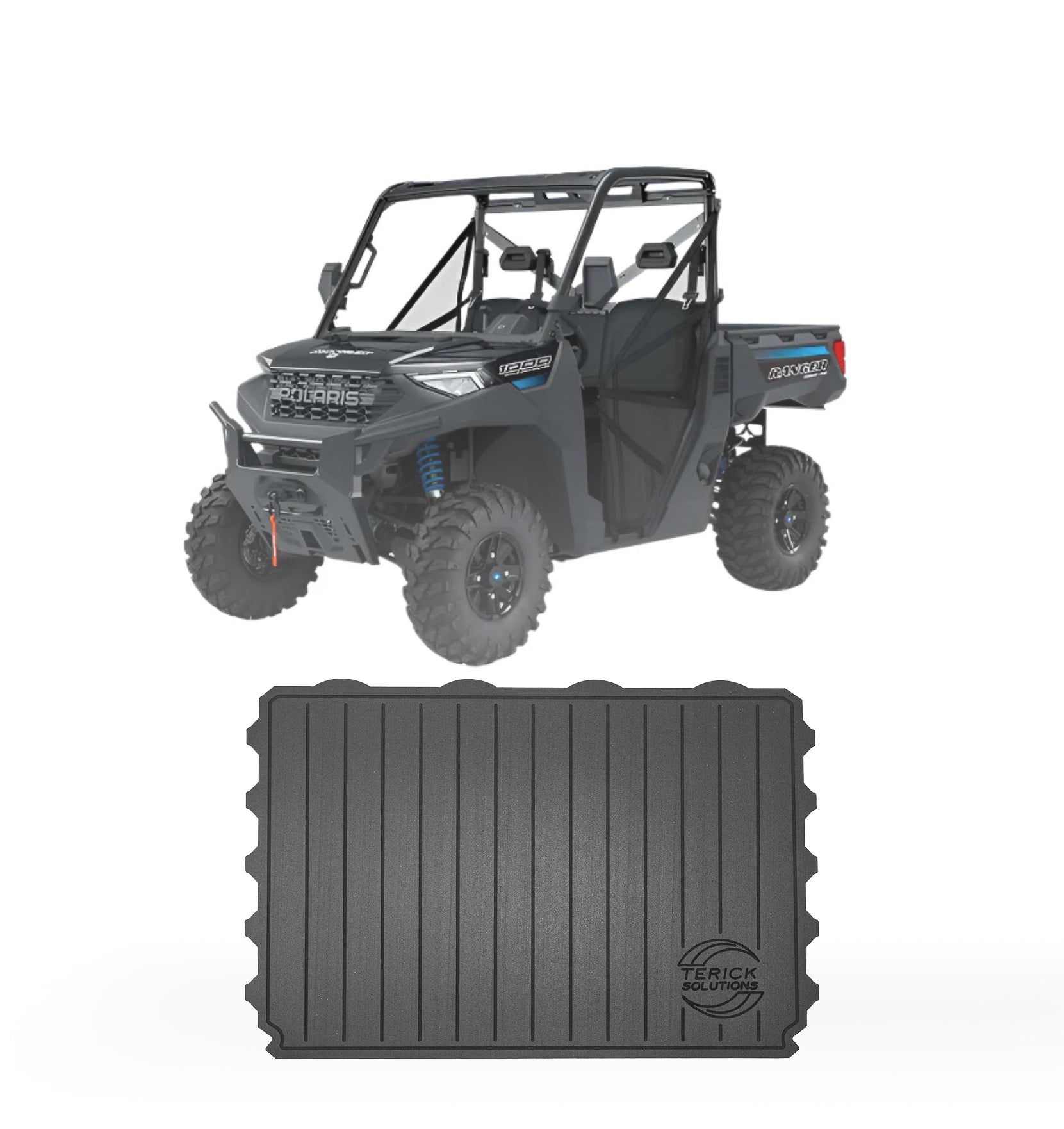 Polaris Ranger Base/EPS/Premium 1000 Rubber Floor Mats (NON XP MODELS)
