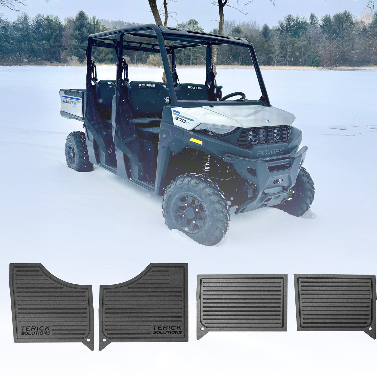 Polaris Ranger Mid Size 570 Rubber Floor Mats
