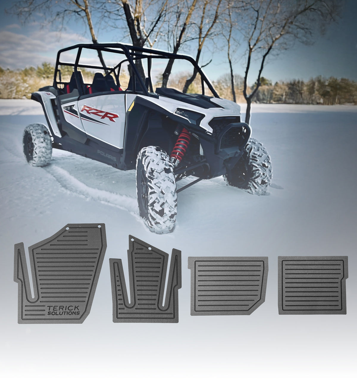 Polaris RZR XP 1000 Rubber Floor Mats