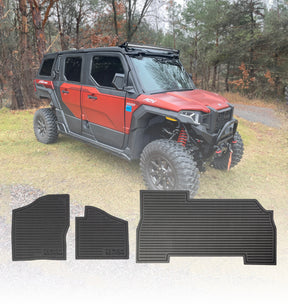 rubber tree car mats Polaris Xpedition Rubber Floor Mats ADV Rear Cargo Mat