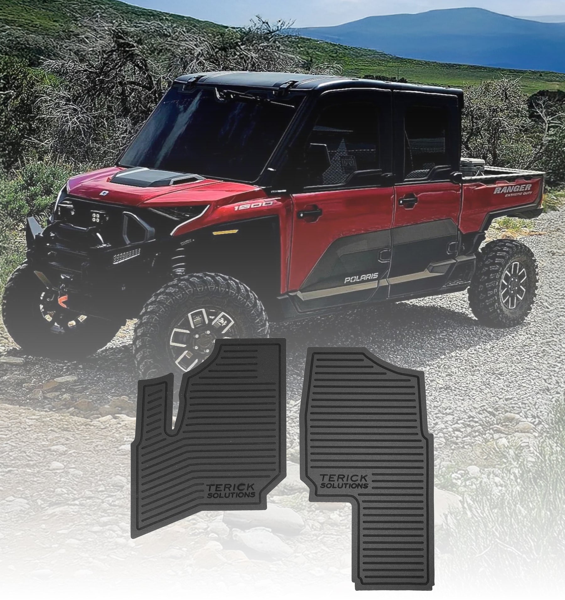 Polaris Ranger XD 1500 Rubber Floor Mats