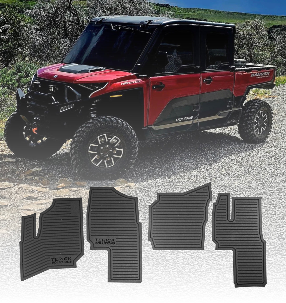 Polaris Ranger XD 1500 Rubber Floor Mats